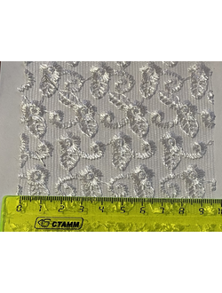 Гипюр Индонезия белый ширина 110см, арт. 4750