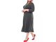 Трикотажное женское платье-лапша Арт. 17446-5050 (Цвет хаки) Размеры 50-68