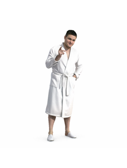 пляж Мужчина в халате spa