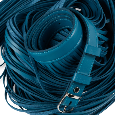 Bonny пояс с бахромой 80 Темно-бирюзовый