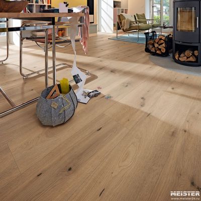 Ламинат Meister LL150 Дуб Лайт Филд 6843 32 класс толщина 8 мм с фаской 2.709 м2