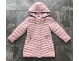 М.1850 Пальто Moncler стеганное  пудра (164)
