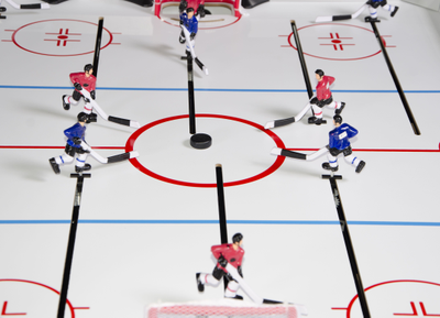 Хоккей «Winter Classic» с механическими счетами (черно-синий)