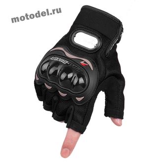 Мотоперчатки Pro-Biker, беспалые, размеры M, L, XL, XXL