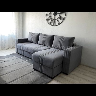 Диван Гранд-2 с оттоманкой (тик-так, оттоманка)