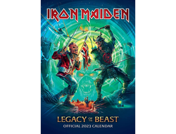 Iron Maiden Иностранные перекидные календари 2023, Iron Maiden Calendar 2023, Intpressshop