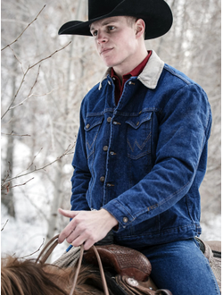 Куртка Wrangler® Cowboy Cut® Blanket Lined Denim Jacket