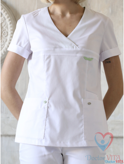 Блуза «Альфа», белый