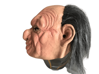 Латексная маска Дед с носом