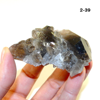 Раухтопаз натуральный (микро-друза) Казахстан №2-39: 59,8г - 60*34*24мм