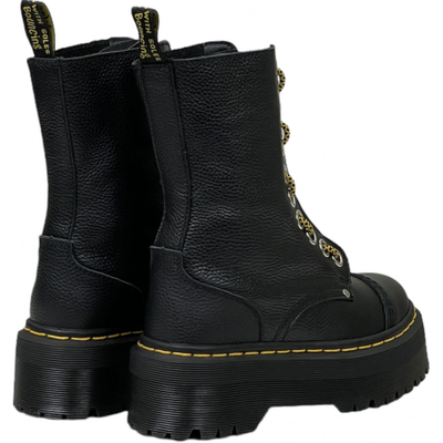 Dr Martens 1490 Sinclair Combs Leather Platform Black