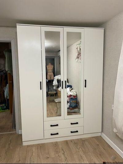Квадро шкаф Белый