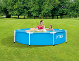 Каркасный бассейн INTEX Metal Frame (круг) 2.44 х 0.51 м ; артикул 28205