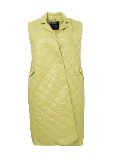 Жилет удлиненный стеганный