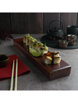 Блюдо прямоугольное 41*9,5 см h4 см, фарфор