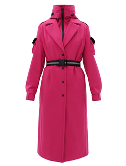 Модульный плащ трансформер из софтшелла цвета кэмэл