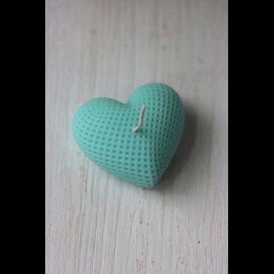 СВЕЧА "СЕРДЦЕ" бирюза