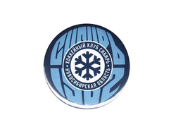 Значок закатной ХК "СИБИРЬ" (СНЕЖИНКА) 02