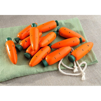 Счетный материал Морковки в льняном мешочке