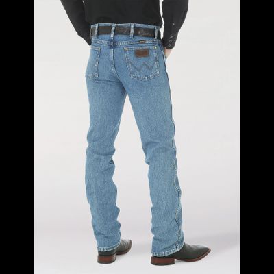 Джинсы 36MWZ Wrangler® Premium Performance™ Cowboy Cut® узкий крой [стираные]