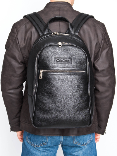 Кожаный рюкзак Mantovano black (арт. 3109-81)