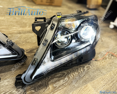 Фары Lexus LX 570 12-15 LED Anniversary черные