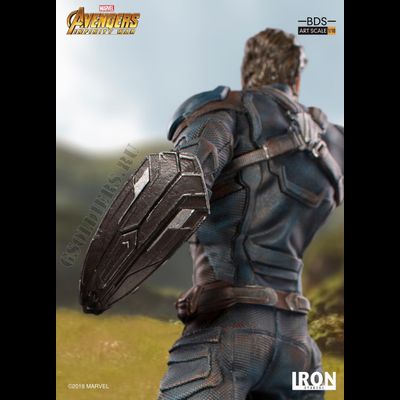 Капитан Америка (Мстители: Война бесконечности) КОЛЛЕКЦИОННАЯ ФИГУРКА (статуэтка) 1/10 Marvel Captain America Scale 1/10 - Avengers: Infinity War - Iron Studios