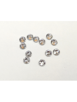 Стразы термоклеевые стекло, SS06 цвет crystal