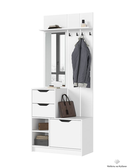 Руна ПР 01 Прихожая Белый/Белый