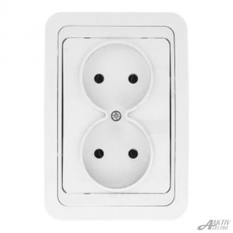 Розетка двойная 2102