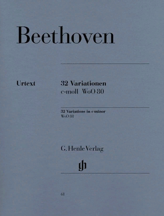 Beethoven. 32 Variationen c-moll WoO80: für Klavier