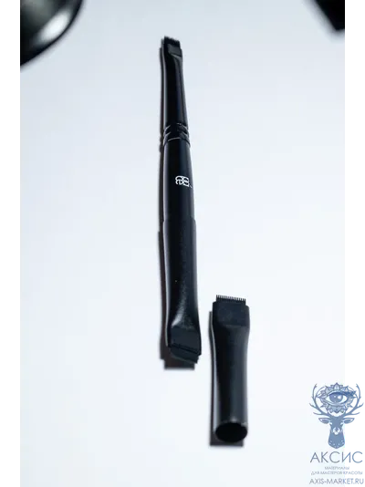 Кисть PACE №1 + доп. аппликатор в черном упругом нейлоне для ламинирования ресниц