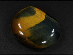 Тигрово-соколиный глаз, полировка плоская, ЮАР (30*24*10 мм, 14 г) №35697