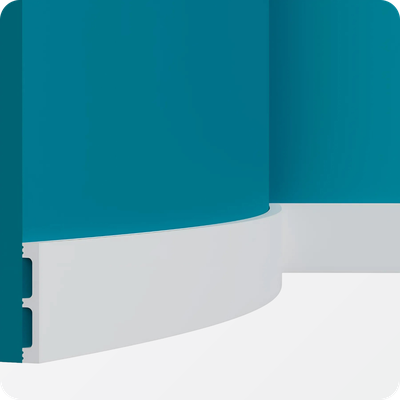 Плинтус напольный из дюрополимера Перфект P88F