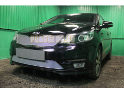 Защита радиатора KIA RIO 2015-207 chrome низ PREMIUM