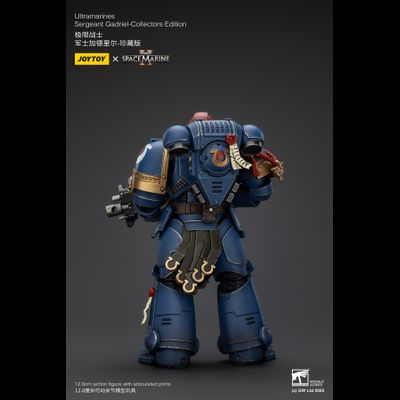Гадриэль, сержант Ультрамаринов (Warhammer 40k, Spacemarine II) - КОЛЛЕКЦИОННАЯ ФИГУРКА 1/18 Ultramarines Collectors Edition - Sergeant Gadriel (JT01376) - JOYTOY