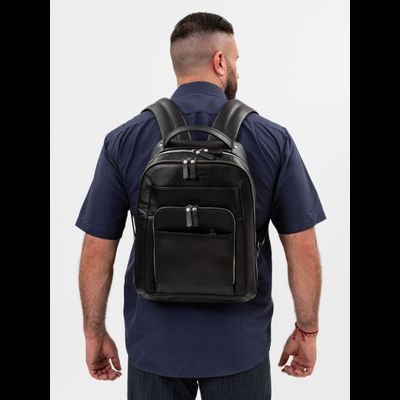 Кожаный рюкзак Monfestino black (арт. 3034-01)