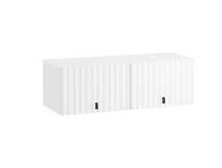 Детская ТИФФАНИ - Шкаф настенный (1092) Белый снег/Белый софт