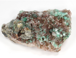 Брошантит, коллекционный образец, Марокко (65*40*20 мм, 61 г) №28625