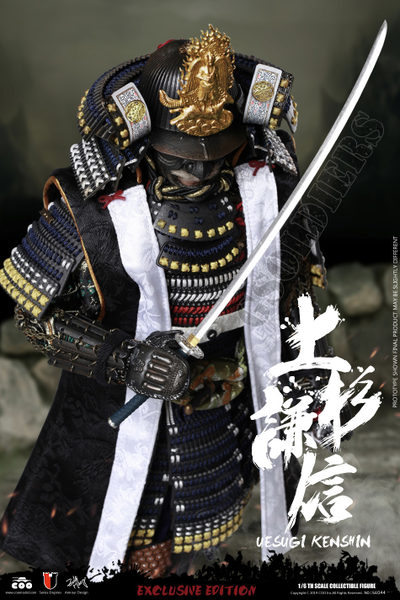 Уэсуги Кэнсин Коллекционная ФИГУРКА 1/6 scale UESUGI KENSHIN, THE DRAGON OF ECHIGO (SE043) COOMODEL