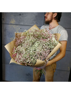 Моно букет из гипсофилы