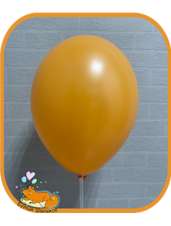 Шарики под потолок оранжевого  цвета