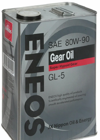Трансмиссионное масло Eneos Gear GL-5 75w90 (4л.)