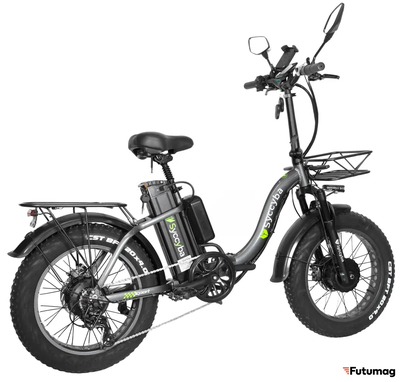 Электровелосипед Syccyba H2 (F11) DUAL 23AH серый