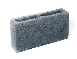 Перегородочный керамзитобетонный пустотелый блок, 390х190х80/90 мм