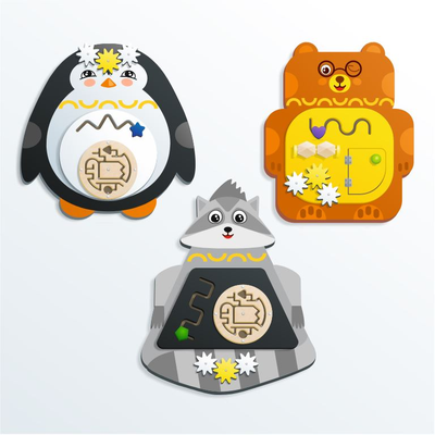 Настенный бизиборд «Медведь»