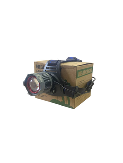 Фонарь налобный #A27 3 акум. бат, провод (холодный свет)