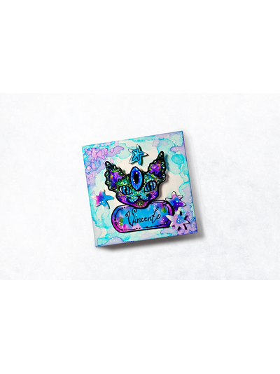 Объёмная подарочная 3Д-коробочка в стиле украшения