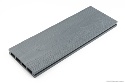 Террасная доска МПК 3D-Фактура 18мм Серый