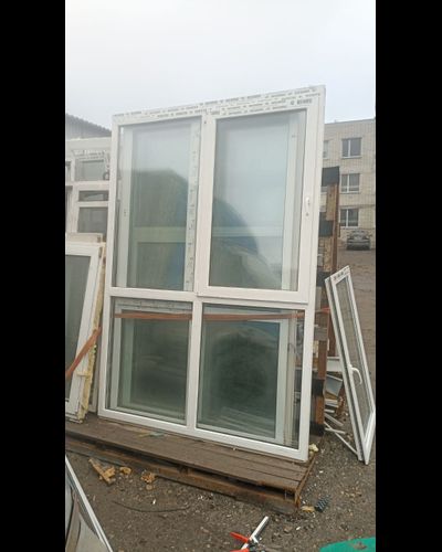 Бу2450-ОКНО БУ ШИРИНА 1690 ВЫСОТА 2450 ПРОФИЛЬ 60, 24 СП (ОДНОКАМЕРНЫЙ)